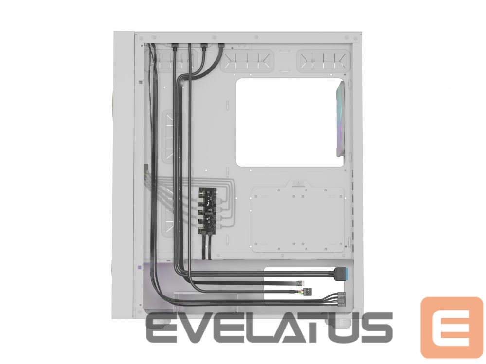 Computer components Natec NATEC Genesis PC Case Diaxid 605 white