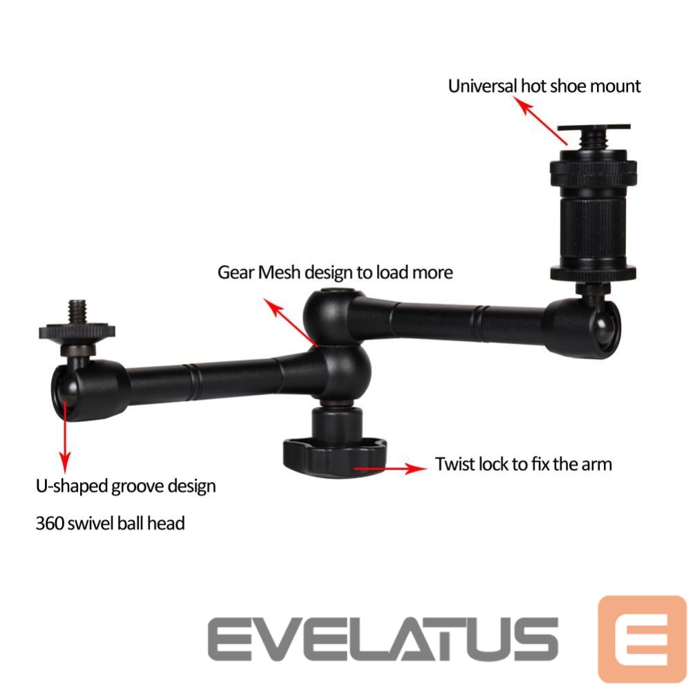 Camera accessory Hurtel Clamp holder for camera, camera, microphone