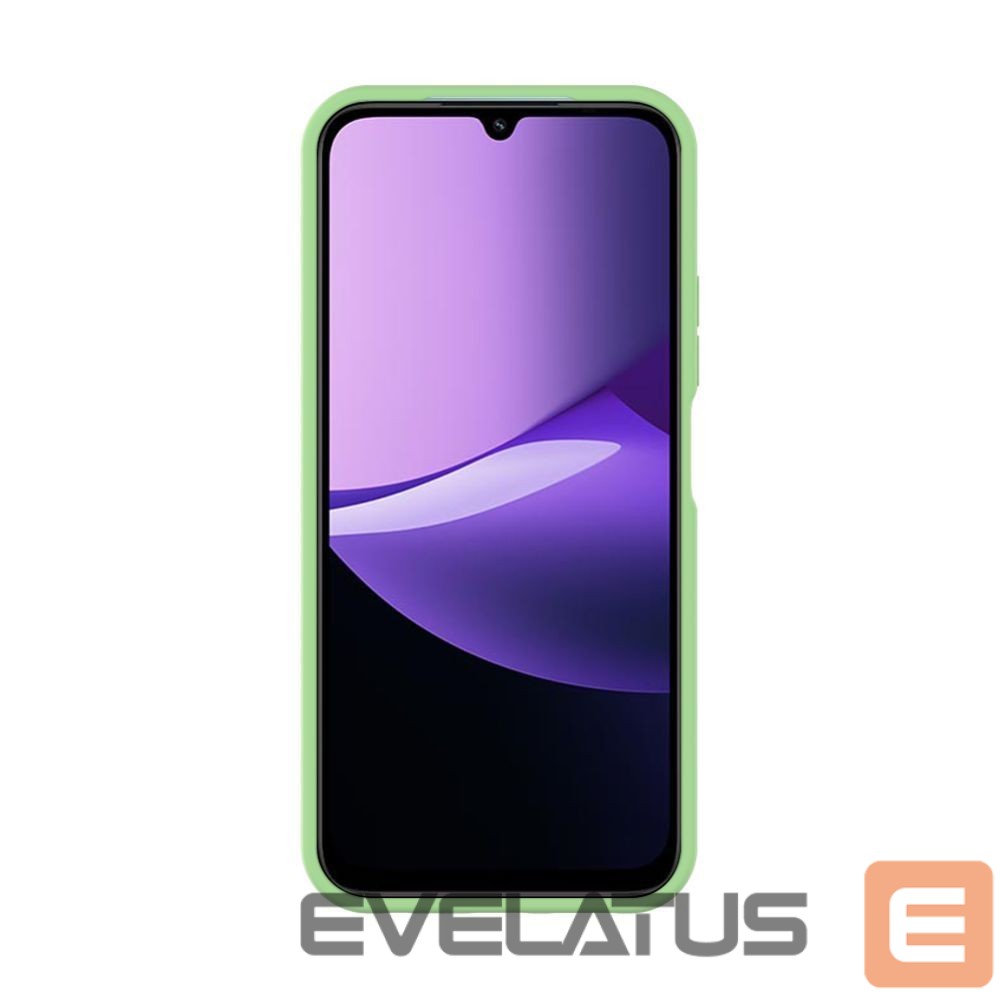 Back panel cover Evelatus Xiaomi Redmi 15C 4G/5G Premium Magnetic Soft Touch Silicone Case Mint Green