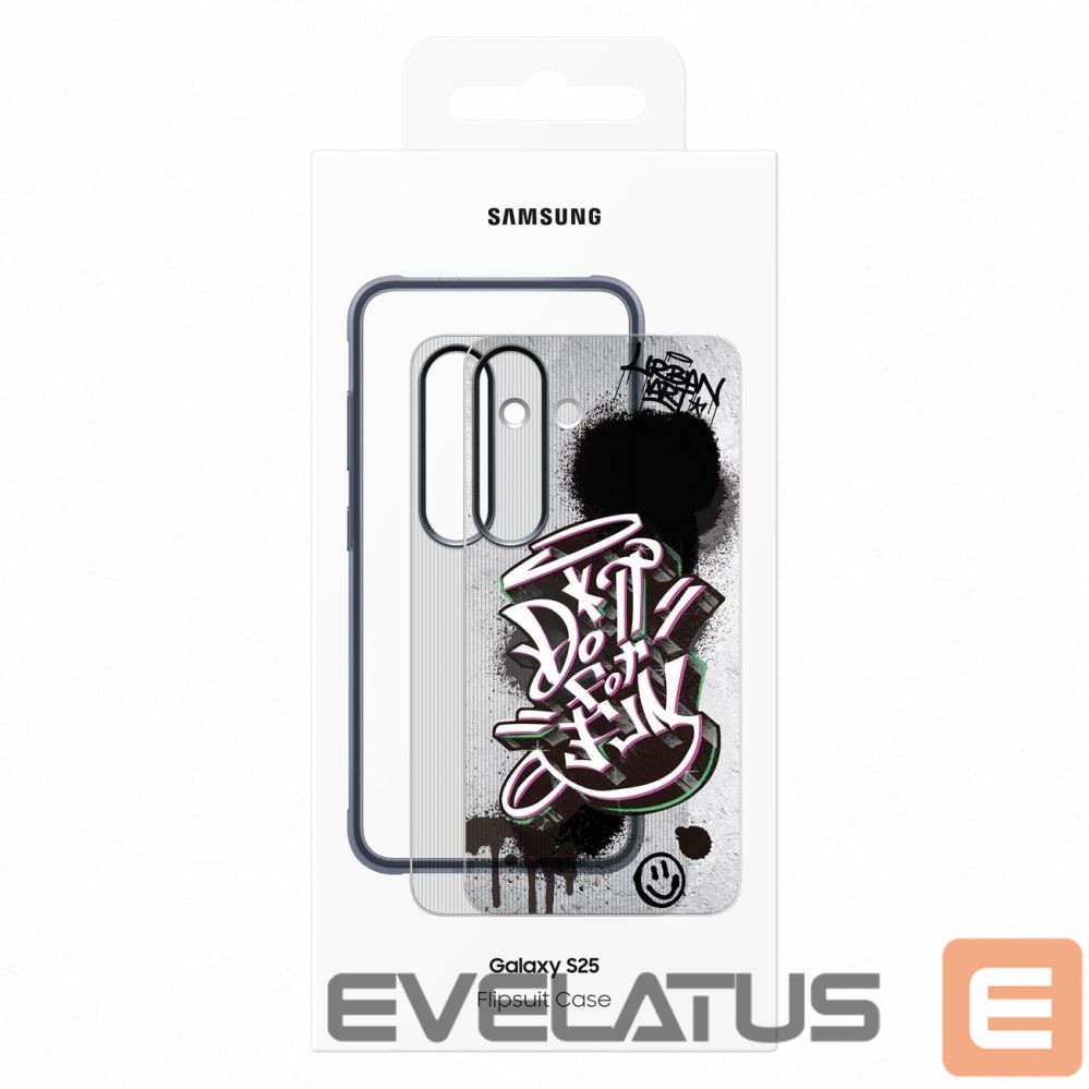 Back panel cover Samsung Samsung Flipsuit Case Rugged EF-JS931CBEGWW for Samsung Galaxy S25 - Black