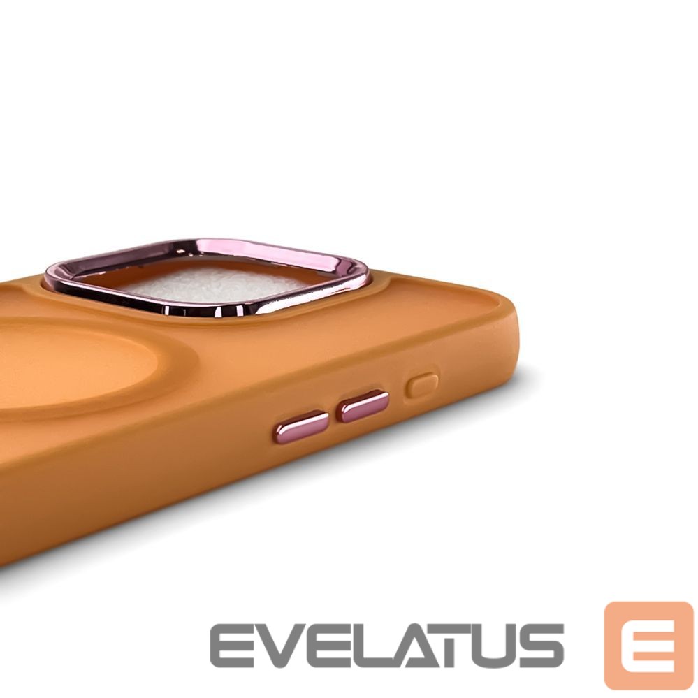 Back panel cover Wozinsky Wozinsky Fashion Case MagSafe for Samsung Galaxy S25 - orange