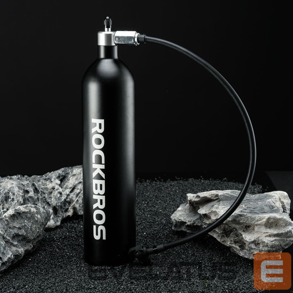 Other goods Rockbros Rockbros Tubeless Tire Inflator 200 PSI 1.2l - Black