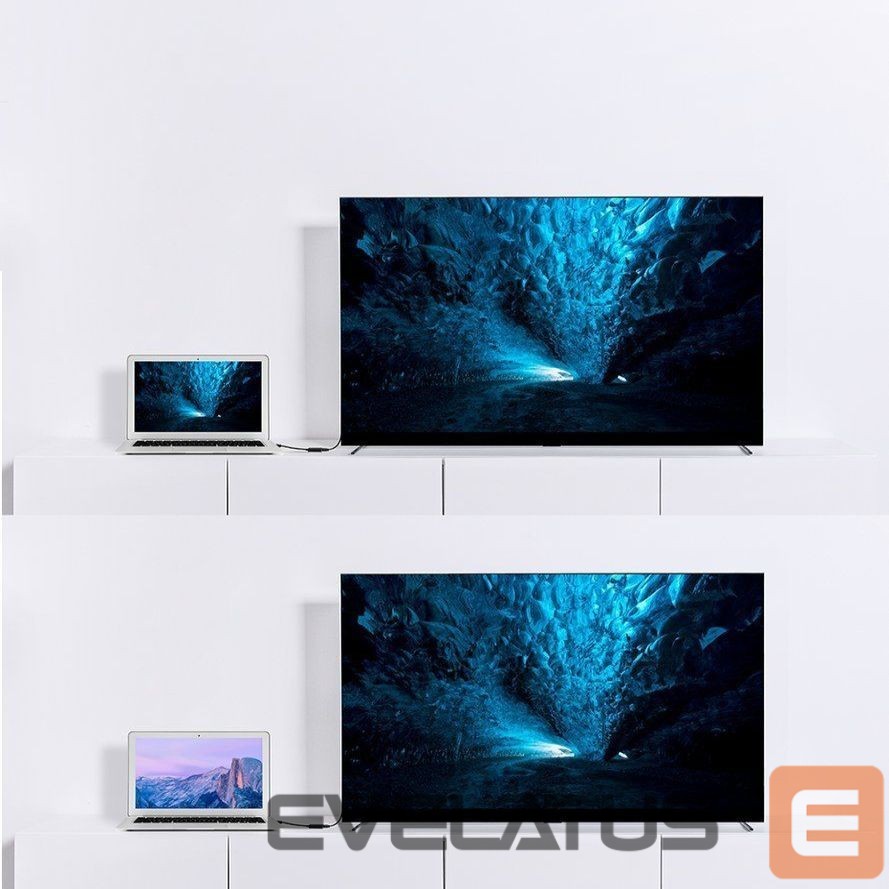 Cable Ugreen Cable from DisplayPort (Male) to HDMI (Female) (Unidirectional) 1080P 60Hz 12bit Black (40362)