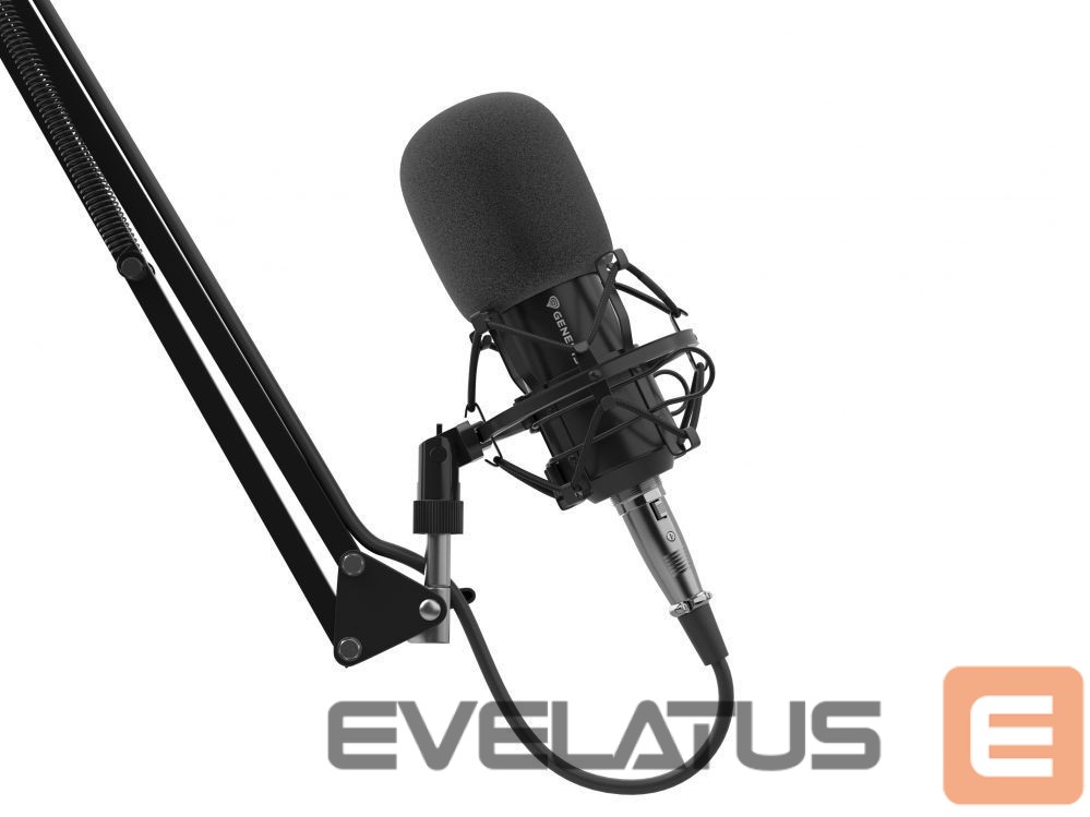 Other Computer Accessory Genesis Gaming Microphone Radium 300 Black, Wired