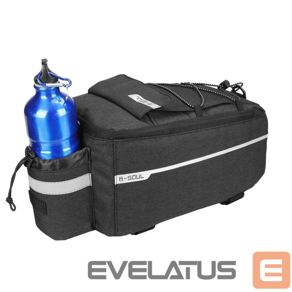 Bicycle accessory Hurtel WYA26Y0S Thermal Bike Pannier Bag with Shoulder Strap - Black
