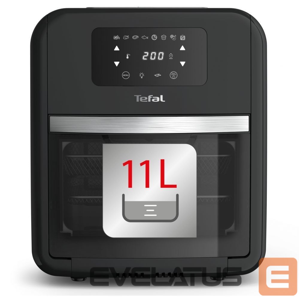 Table grill TEFAL Easy Fry Air fryer Oven and Grill FW501815 Power 2050 W, Capacity 11 L, Black