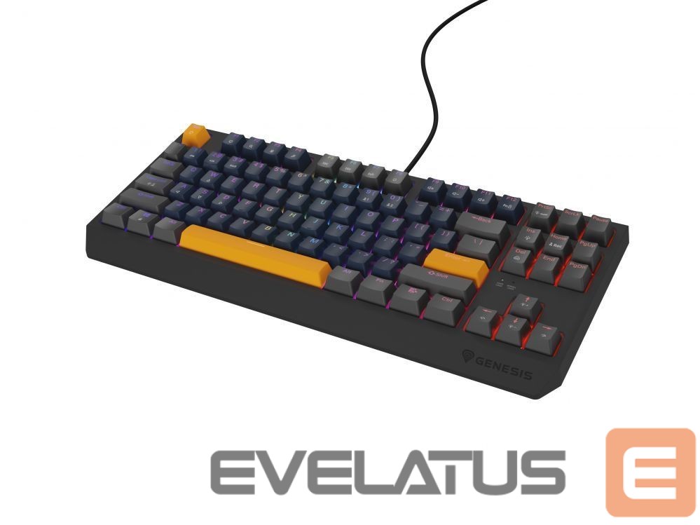 Computer keyboard Genesis THOR 230 | Mechanical Gaming Keyboard | Wired | US | Naval Blue Positive | USB Type-A | Outemu Panda