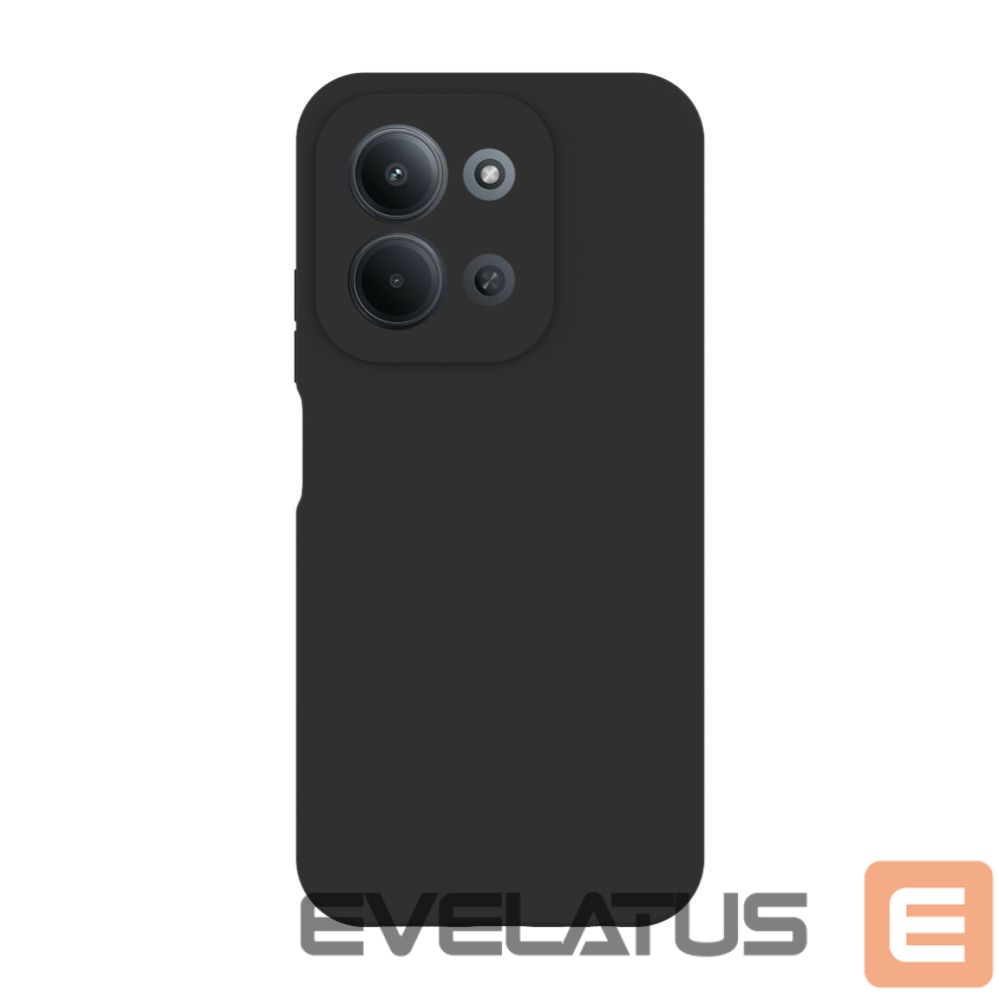 Back panel cover Evelatus Xiaomi Redmi 15C 4G/5G Premium Magnetic Soft Touch Silicone Case Black