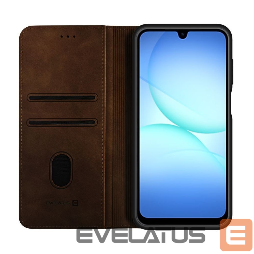 Book case Evelatus Samsung Galaxy A17 Book Case Brown