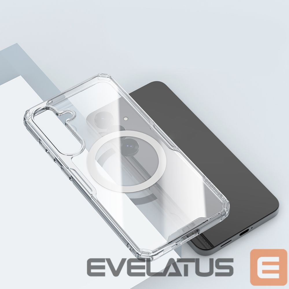 Back panel cover Nillkin Nillkin Nature TPU Pro Magnetic Case with MagSafe for Samsung S25+ - White