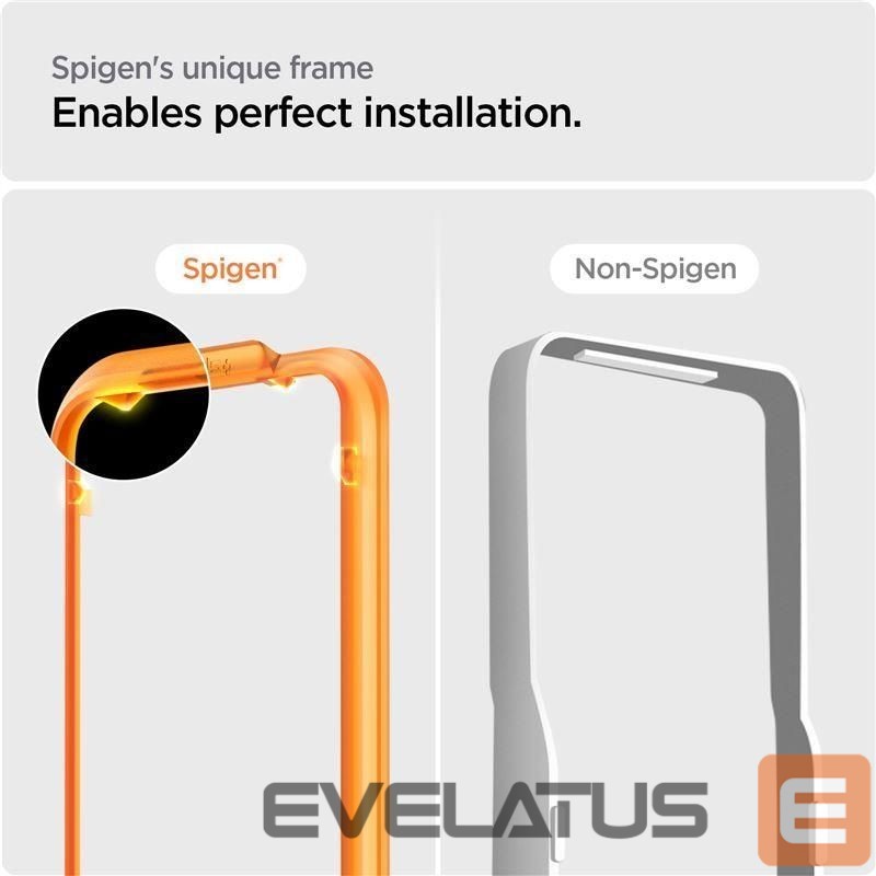 Protective glass Spigen Spigen ALM Glass FC tempered glass for iPhone 15 - black 2 pcs.