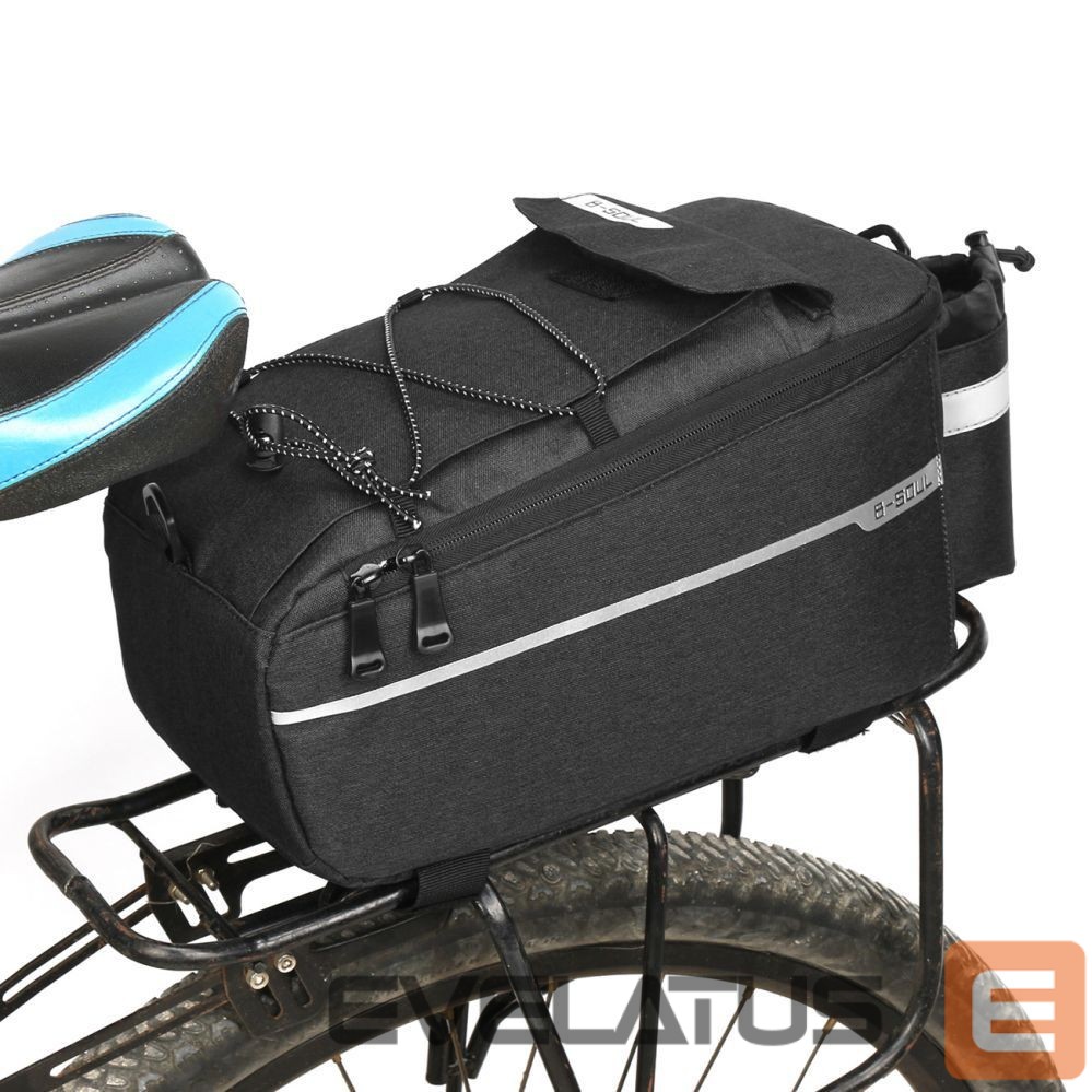 Bicycle accessory Hurtel WYA26Y0S Thermal Bike Pannier Bag with Shoulder Strap - Black
