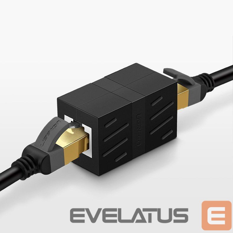 Converter Ugreen Ugreen Network Connector Ethernet RJ45 10 Gbps Network Cable Connector Black (NW114 20390) Black