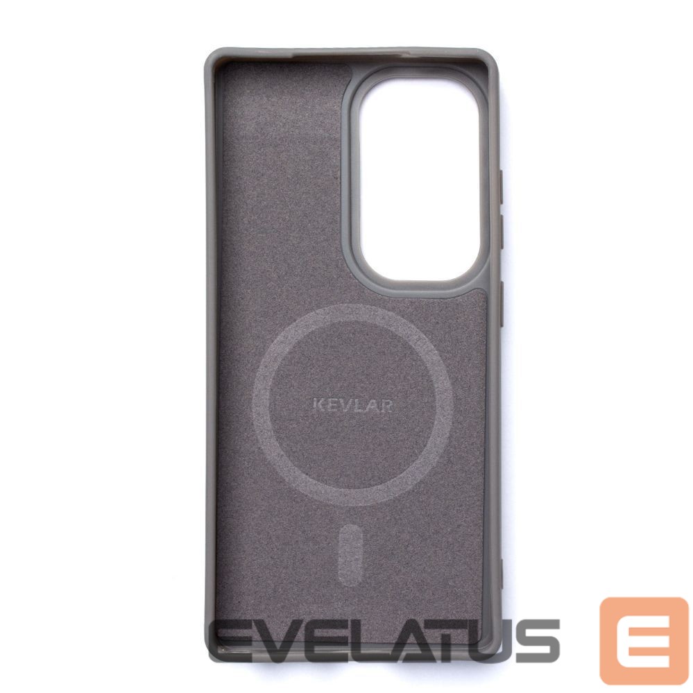 Back panel cover Wozinsky Wozinsky Carbon Fiber Case with MagSafe for Samsung Galaxy S25 - Gray