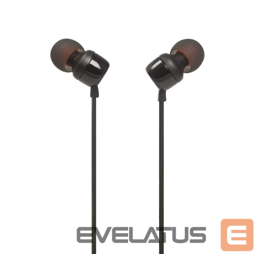 Wired headphones JBL JBL Tune 110 in-ear headphones with 3.5mm mini jack and remote control - black
