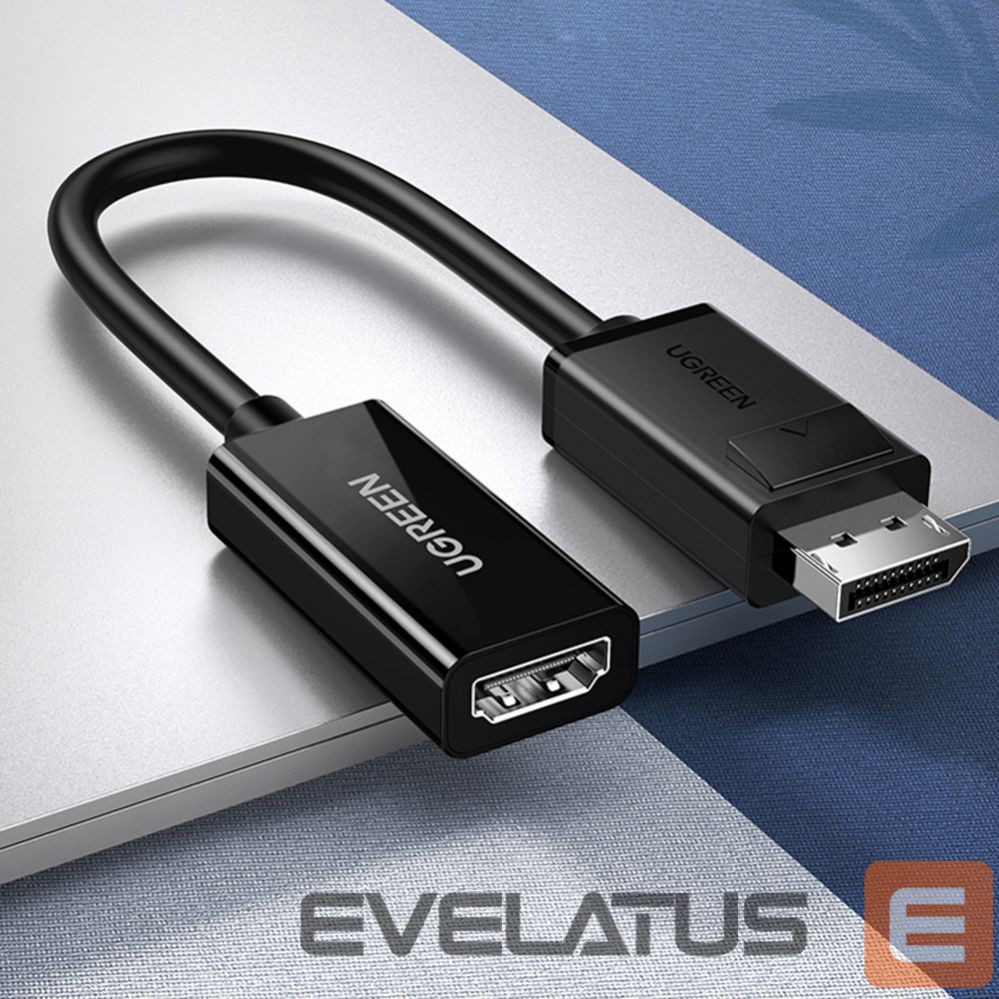 Cable Ugreen MM137 40363 DisplayPort (Male) to HDMI (Female) 4K/1080p Adapter - Black Black