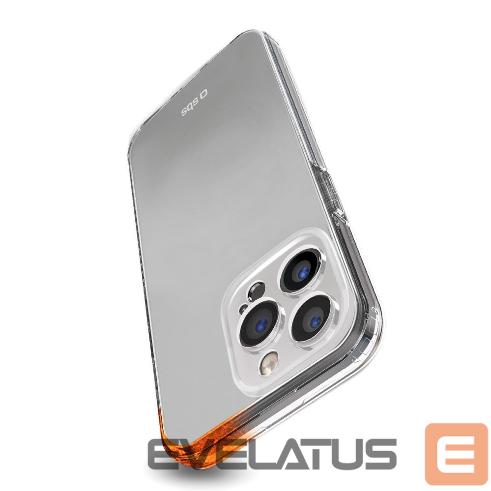 Back panel cover SBS SBS D3O iPhone 14 Pro Max Case - Transparent