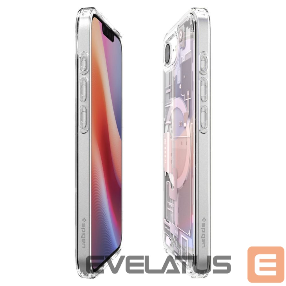 Back panel cover Spigen Spigen Ultra Hybrid MagSafe Case for iPhone 16e Zero One - White
