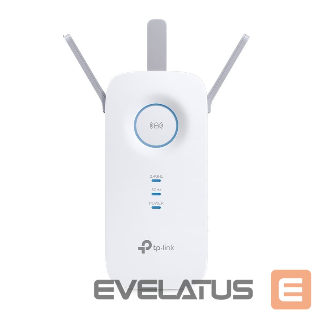 Routers TP-Link AC1900 Wi-Fi Range Extender RE550 802.11ac, 2GHz/5GHz, 600+1300 Mbit/s, 10/100/1000 Mbit/s, Ethernet LAN (RJ-45) ports 1, no PoE, Antenna type 3xExternal