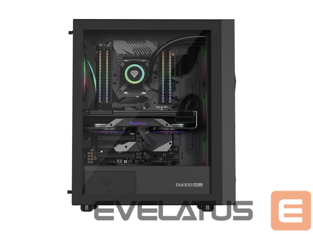 Computer components Natec NATEC Genesis PC Case Diaxid 605 black