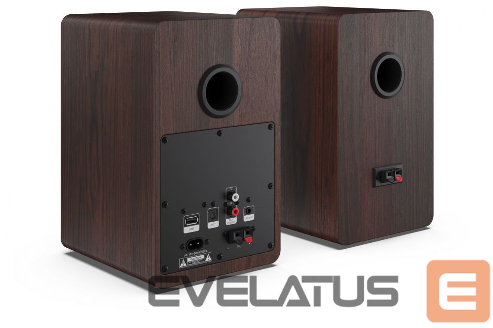 Speakers Sharp CP-SS30 Bookshelf Speakers, Brown