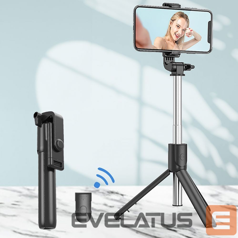 Camera accessory Hurtel Selfie stick WRY1S telescopic tripod 0.7m for phone - black