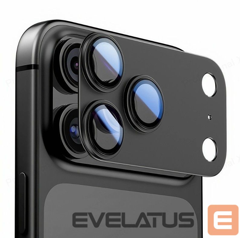 Protective glass Tech-Protect Apple IPHONE 17 PRO APARATU TECH-PROTECT CAMFULL FIT Black