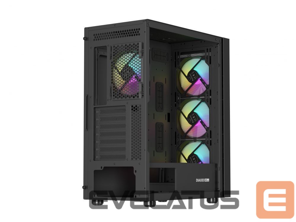 Computer components Natec NATEC Genesis PC Case Diaxid 605 black