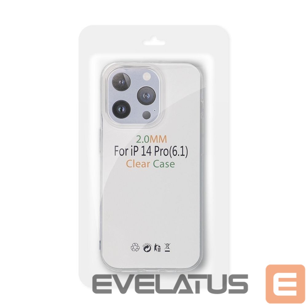 Back panel cover OEM Case for iPhone 12 Mini Clear Case 2 mm (camera protection) transparent