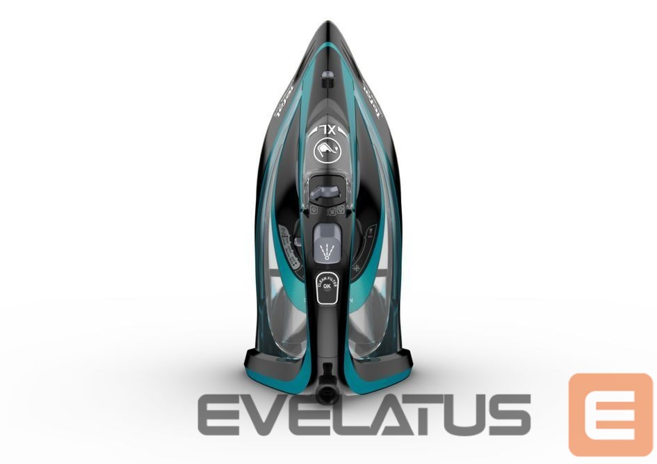 Iron TEFAL | Ultimate Pure FV9844E0 | Steam Iron | 3200 W | Water tank capacity 350 ml | Continuous steam 60 g/min | Steam boost performance 250 g/min | Blue/Black