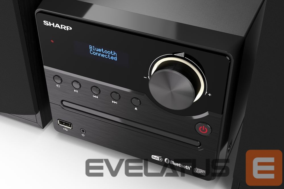 Interactive solution Sharp XL-B517D(BK) Hi-Fi Micro System, CD/FM/USB/Bluetooth v5.0, Aux-in, 45W, Black