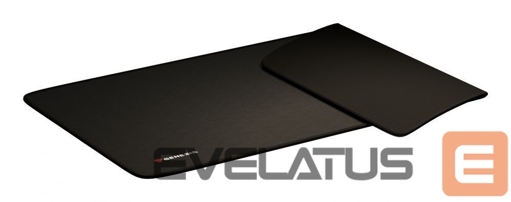 Computer mouse Genesis Carbon 500 Maxi Logo Mouse pad, 450 x 900 x 2.5 mm, Black