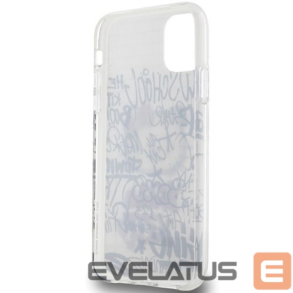 Back panel cover Hello Kitty Hello Kitty IML Kitty On Bricks Graffiti case for iPhone 11 / Xr - white