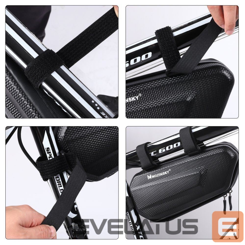 Bicycle accessory Wozinsky Wozinsky Bicycle Frame Bag 1.5L Black (WBB10BK)