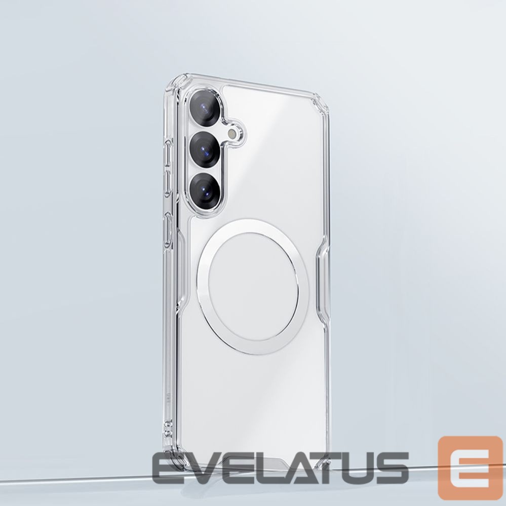 Back panel cover Nillkin Nillkin Nature TPU Pro Magnetic Case with MagSafe for Samsung S25 - White