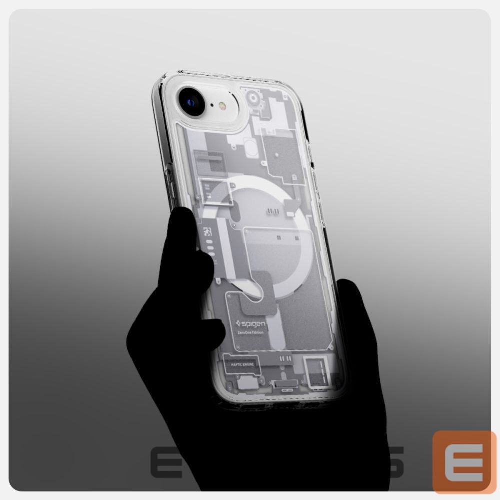 Back panel cover Spigen Spigen Ultra Hybrid MagSafe Case for iPhone 16e Zero One - White