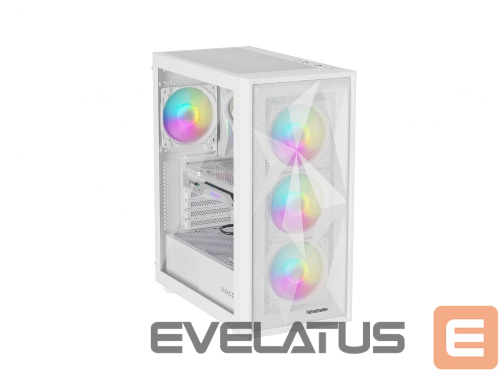 Computer components Natec NATEC Genesis PC Case Diaxid 605 white