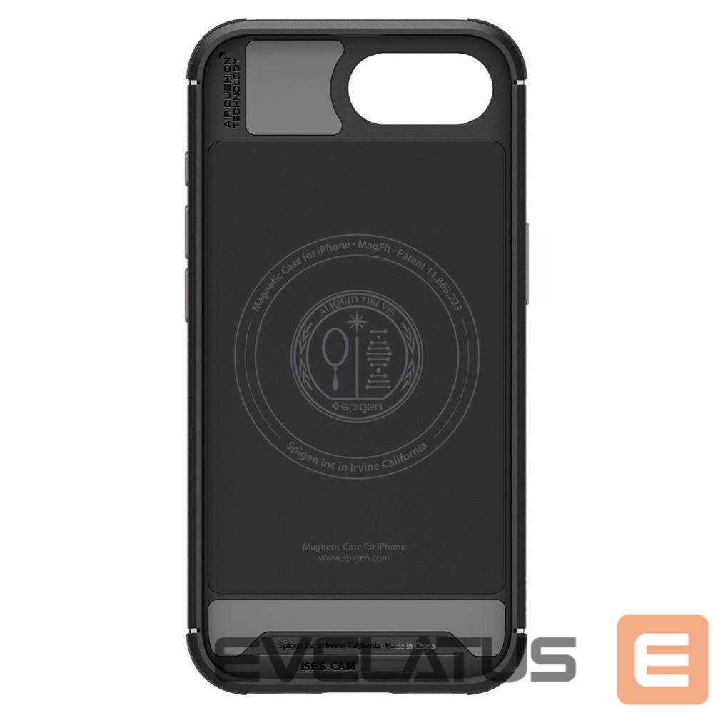 Back panel cover Spigen Spigen Core Armor MagSafe iPhone 16e Case - Black