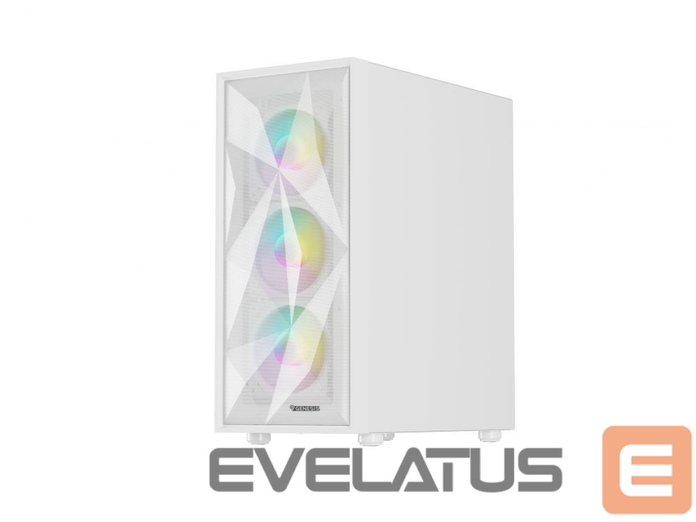 Computer components Natec NATEC Genesis PC Case Diaxid 605 white