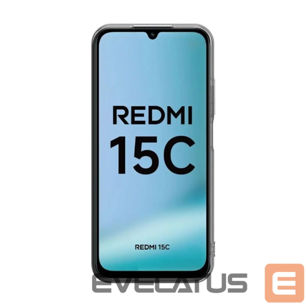 Back panel cover Evelatus Xiaomi Redmi 15C 4G/5G Clear Silicone Case 1.5mm TPU Transparent
