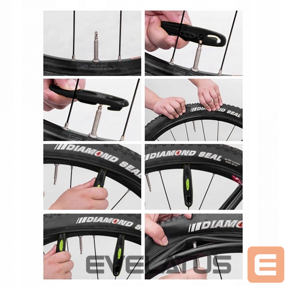 Another product Rockbros Rockbros QTB004 tire lever set - black (2 pcs in set)