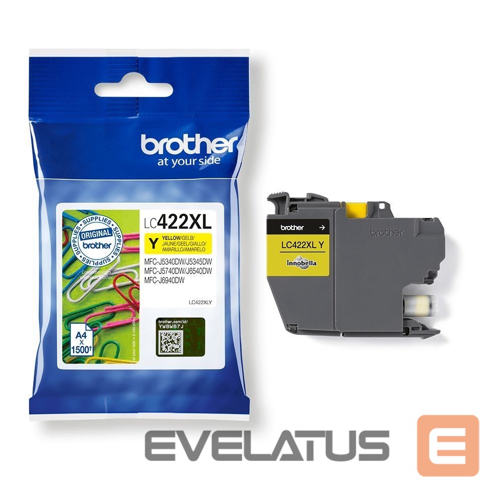 Printer accessories Brother LC422XLY Ink Cartridge, Yellow