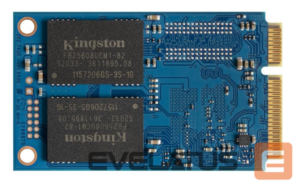 Hard drive SSD Kingston KC600 512 GB, SSD interface mSATA, Write speed 520 MB/s, Read speed 550 MB/s