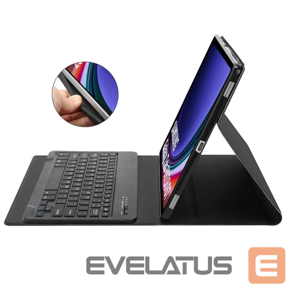 Other Computer Accessory Tech-Protect Tech-Protect SC Pen + Keyboard Case with Keyboard for Samsung Galaxy Tab S9 FE+ 12.4" X610 / X616B - Black