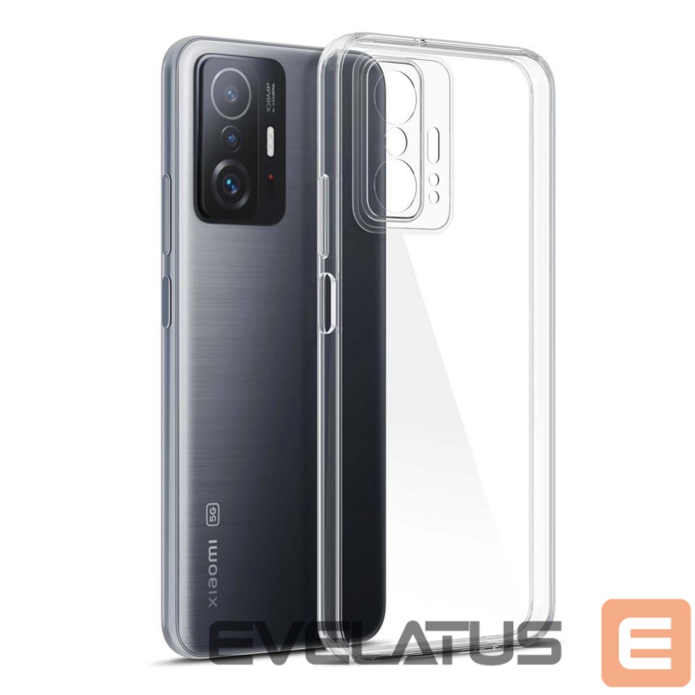 Back panel cover 3MK 3mk Clear Case for Xiaomi 11T / 11T Pro - transparent