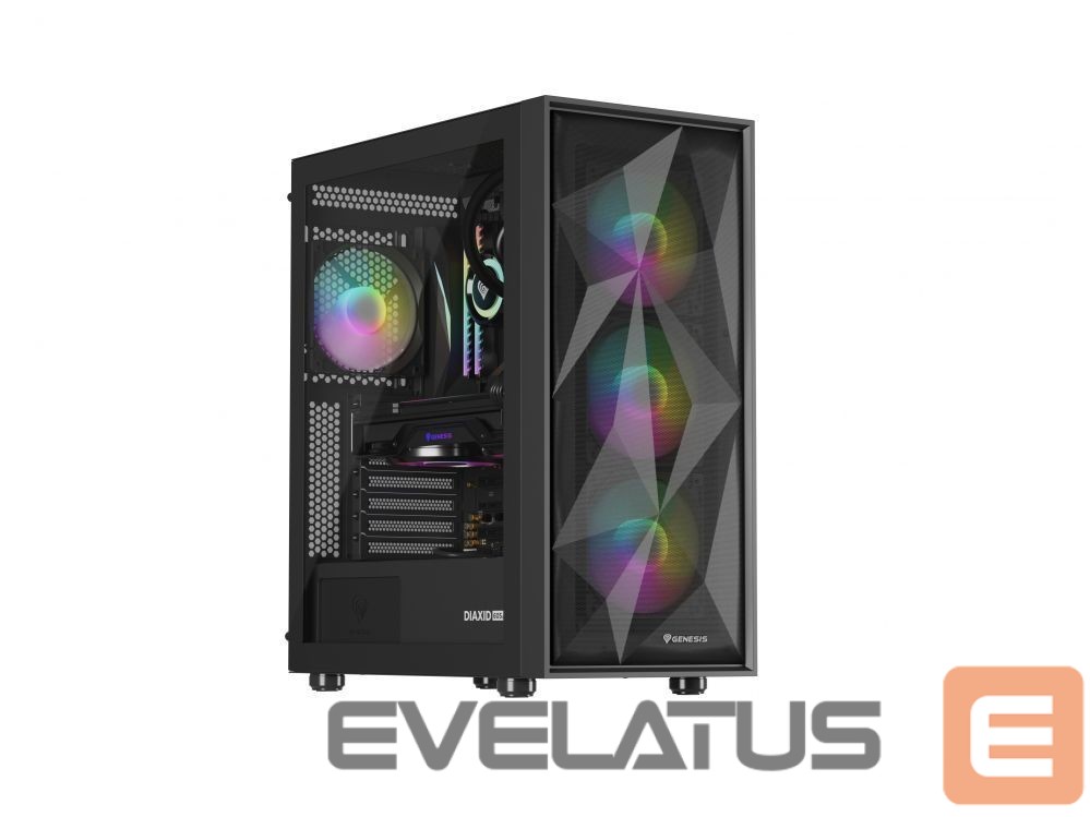 Computer components Natec NATEC Genesis PC Case Diaxid 605 black