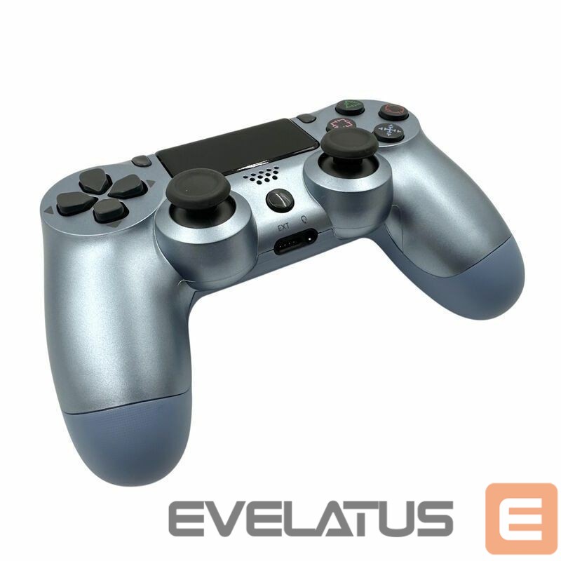 Controller GameBox P4 Wireless Vibration Bluetooth Controller for Play Station 4 / PC / TV / TV Box Blue Pearl