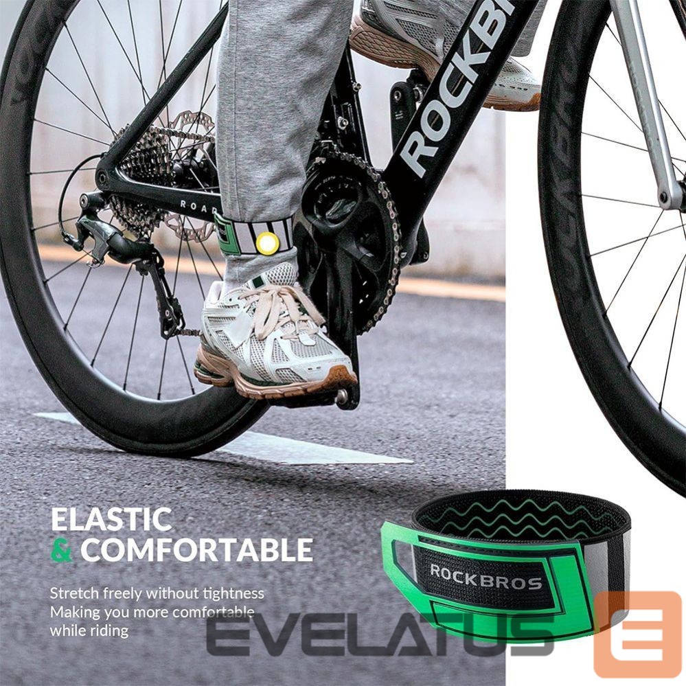 Bicycle accessory Rockbros Rockbros reflective tape 49210008001 - green