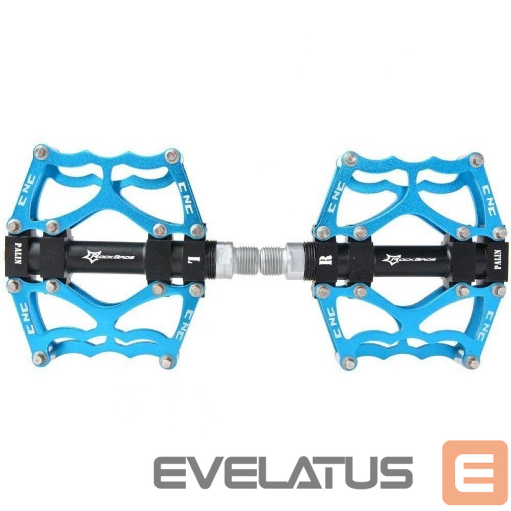 Bicycle accessory Rockbros Rockbros JT201012LBL bicycle pedal set - blue