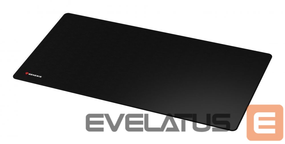Computer mouse Genesis Carbon 500 Maxi Logo Mouse pad, 450 x 900 x 2.5 mm, Black